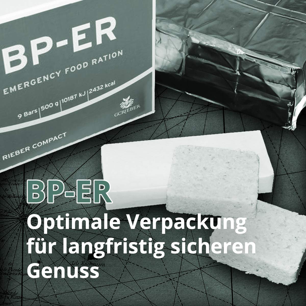 Emergency Ration BP-ER - Kompakti, kestävä, kevyt hätäannos BP-ER