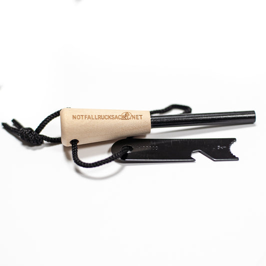 Premium firesteel - magnesiumtanko hätärannekkeella