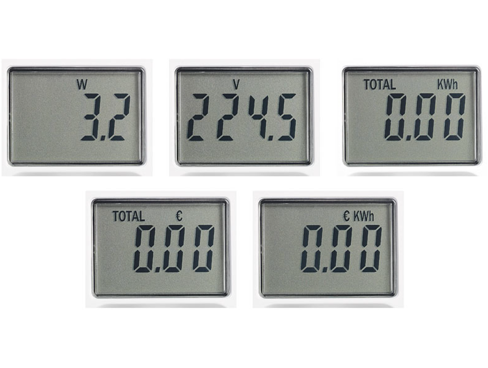 Energiankulutusmittari/sähkönkulutusmittari - jopa 3680 wattia