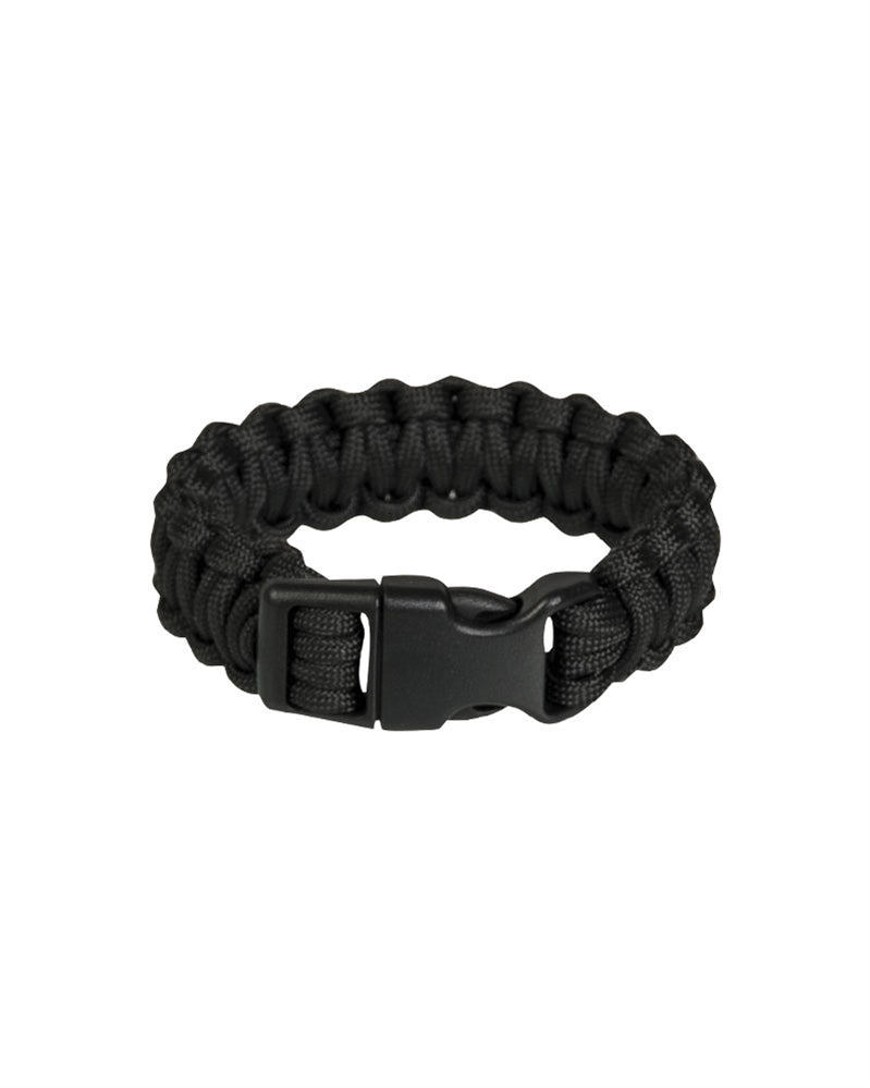 Paracord rannekoru 22mm Musta taktinen rannekoru