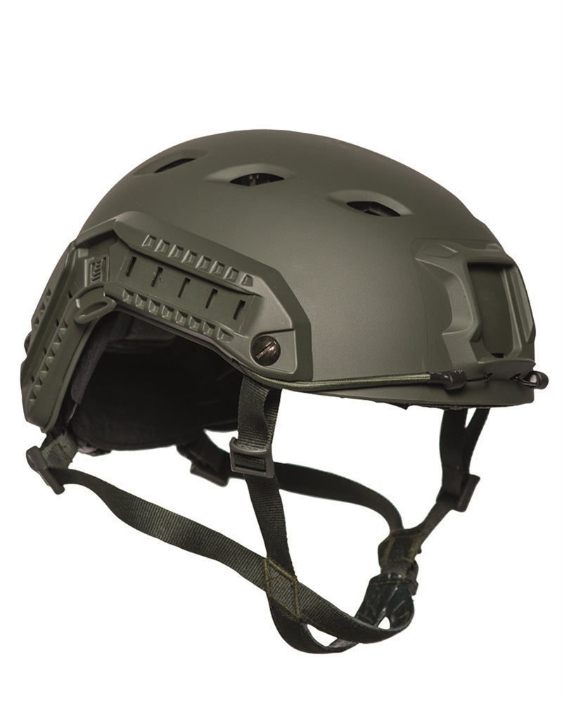 Us Helmet Paratrooper "Fast" W/Rail Olive