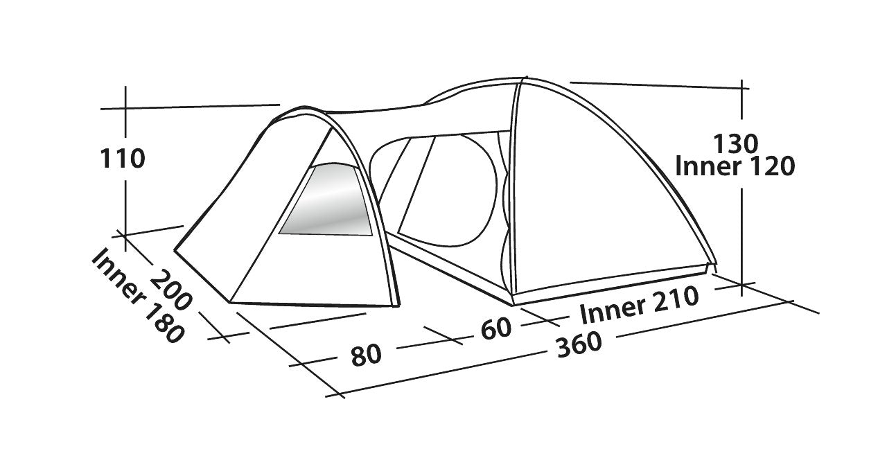 Dome-teltta Eclipse 3000