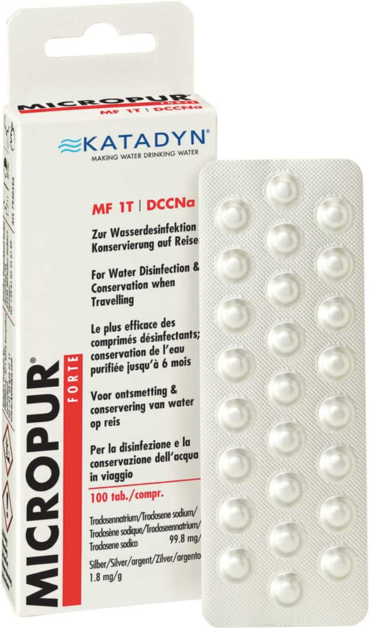 Veden desinfiointitabletit - 100 tablettia