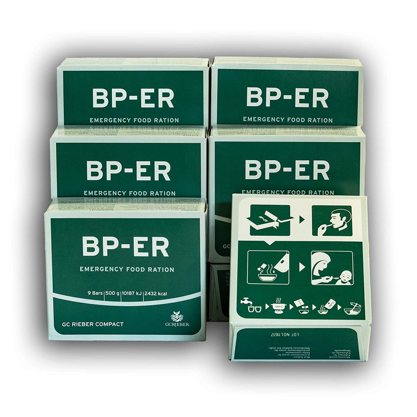Emergency Ration BP-ER - Kompakti, kestävä, kevyt hätäannos BP-ER