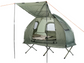 4 in 1 teltta sisältäen telttasänky, talvimakuupussi, patja ja aurinkosuojat - hätävarusteet - hätäteltta - retkeilyvarusteet