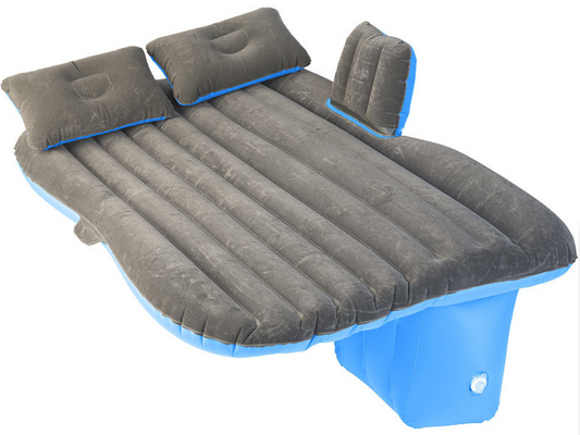 Patja auton takapenkille tyynyllä ja jalkatilatuella/ulkosohva - puhallettava ilmapatja - hätäpatja - hätämakuupaikka - makuupaikka - autopatja -