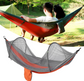 Riippumatto hyttysverkolla - teltta, makuupussi ja keinu